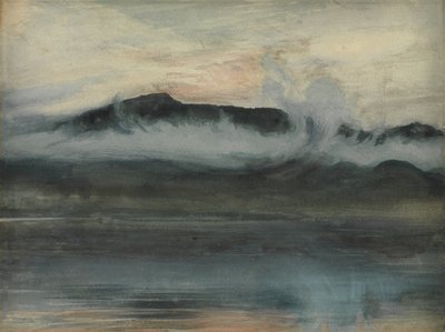 Coniston & Old Man (akvarelli) tekijältä Joseph Severn