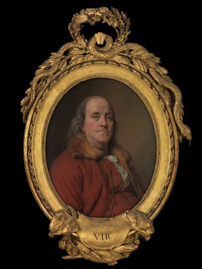 Benjamin franklin tekijältä Joseph Siffred Duplessis