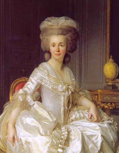 ranska: Suzanne Curchodin muotokuva (Madame Jacques Necker) tekijältä Joseph Siffred Duplessis
