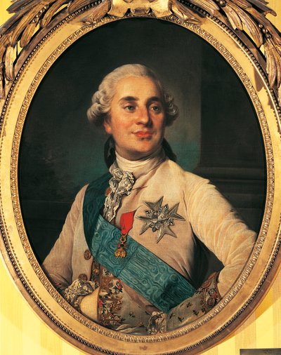 Ranskalaisen Ludvig XV:n muotokuva, joka tunnetaan rakastettuna (Versailles tekijältä Joseph Siffred Duplessis