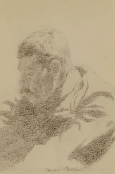 Mies lepää tekijältä Joseph Stella