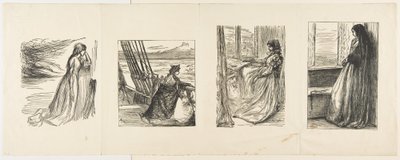 The Relief Fund in Lancashire, Majorin tytär, Aamu ennen St..., 1862 tekijältä Joseph Swain