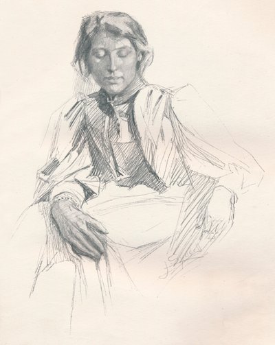 "Study in Lead Pencil", s. 1897 tekijältä Joseph Syddall