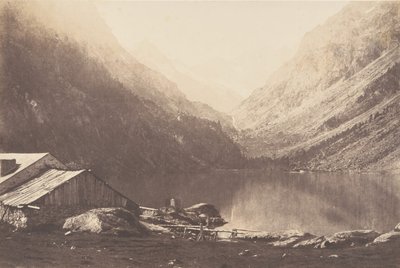 Gaube-järvi, Cauterets, 1853. tekijältä Joseph Vigier