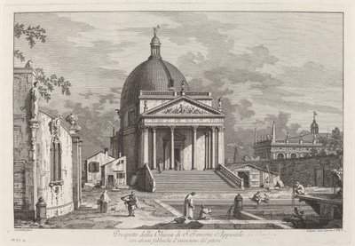 SAN-kirkon esite. Simeone Apostolo, 1742. tekijältä Joseph Wagner