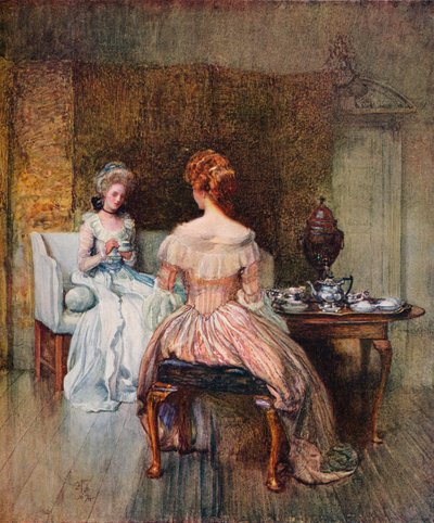 Bohean ruokalaji Georgesin päivinä, vuodelta 1870 tekijältä Joseph Walter West
