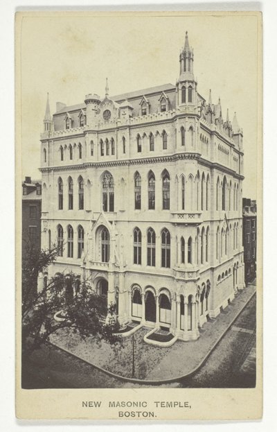 Uusi vapaamuuraritemppeli, Boston tekijältä Joseph Ward