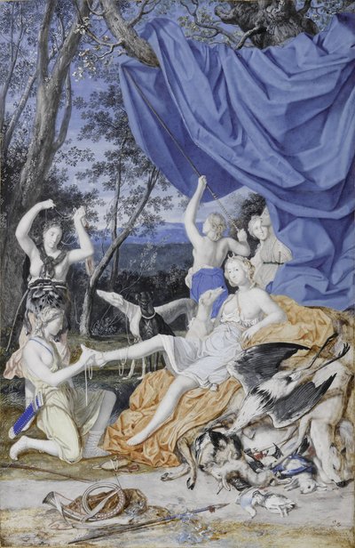 ranskaksi: Marie-Thérèse Itävallan Diana tekijältä Joseph Werner the Younger