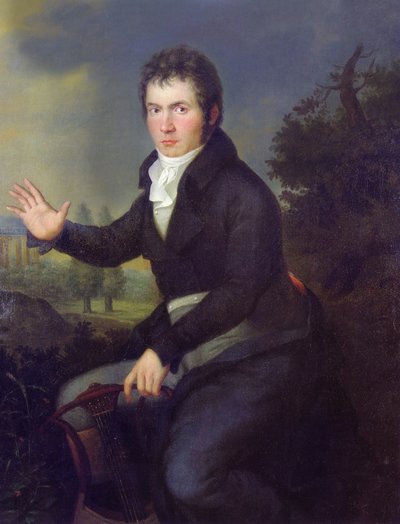 Ludwig van Beethovenin muotokuva tekijältä Joseph Willibrord Mahler