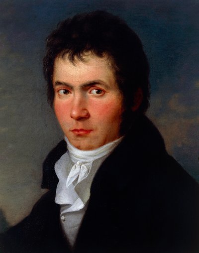 Ludwig van Beethovenin muotokuva (Bonn tekijältä Joseph Willibrord Mahler
