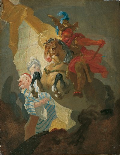 Kenraali hevosen selässä tekijältä Joseph Winterhalder d. J.