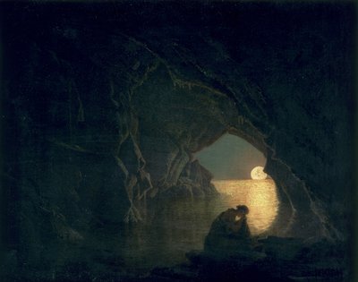 Luola Julian hahmolla, 1780 tekijältä Joseph Wright of Derby