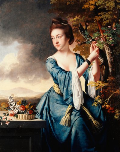 Elizabethin muotokuva rouva John Bostock, n. 1769 tekijältä Joseph Wright of Derby