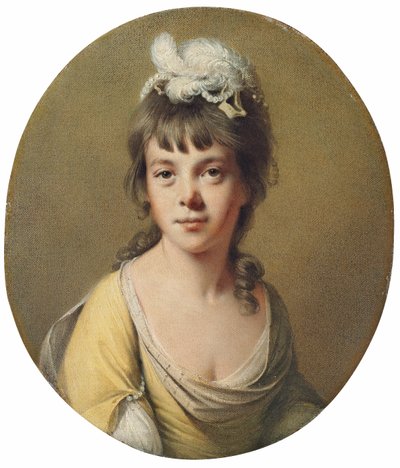Neiti Harriet Hopen muotokuva tekijältä Joseph Wright of Derby