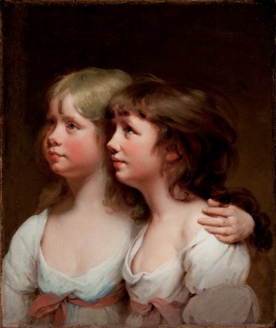 Sarah ja Ann Hadenin muotokuva tekijältä Joseph Wright of Derby