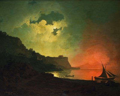 Vesuvius Posiliposta tekijältä Joseph Wright of Derby