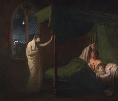 William ja Margaret Percyn teoksesta Muinaisen englantilaisen runouden jäännökset tekijältä Joseph Wright of Derby