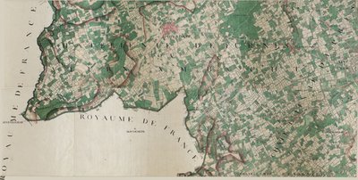 Kartta Poperinghe - Poperinge tekijältä Joseph de Ferraris