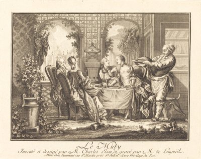 Keskipäivä tekijältä Joseph de Longueil after Charles Eisen