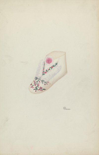 Vauvan kenkä, c. 1938. tekijältä Josephine C. Romano