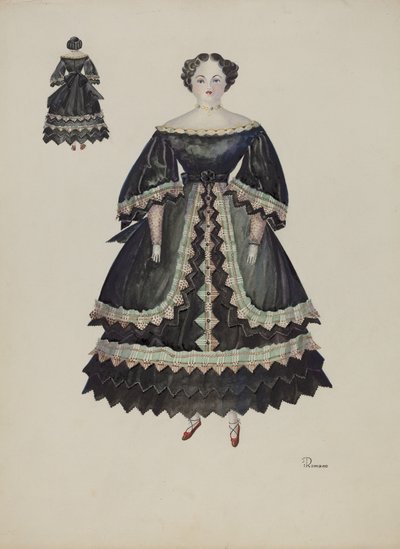 Nukke - Minerva Pratt, c. 1937. tekijältä Josephine C. Romano