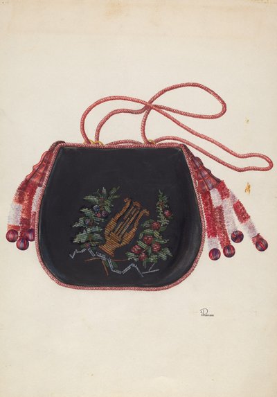 Käsilaukku, c. 1938. tekijältä Josephine C. Romano