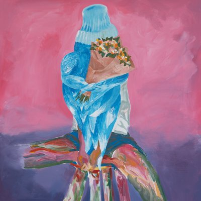 Chasing Love, 2023 (akryyli kankaalle) tekijältä Josephine Henning
