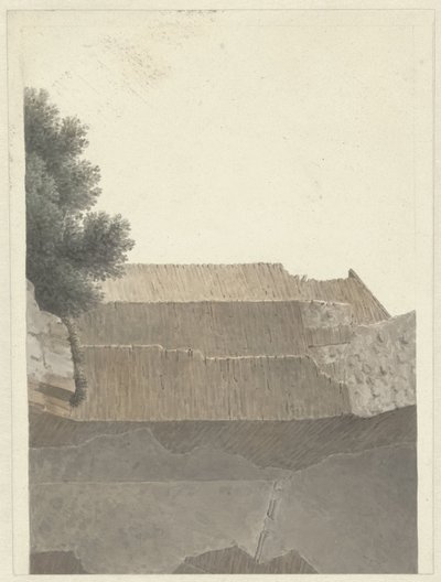 Osa Rooman Minerva Medican temppelin holvia Rooman Minerva Medican temppelin muurausosio tekijältä Josephus Augustus Knip
