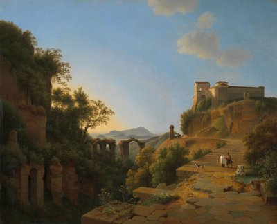 Napolinlahti ja Ischian saari kaukana Napolinlahti, taustalla Ischia-saari tekijältä Josephus Augustus Knip