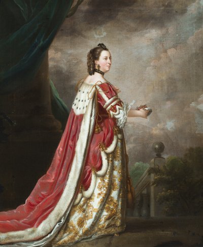 Northumberlandin herttuatar Elizabethin muotokuva (öljy kankaalle) tekijältä Joshua (after) Reynolds