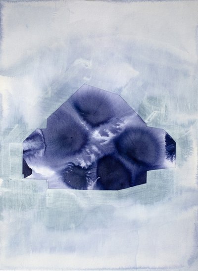 Indigo-abstrakti talo tekijältä Joshua Hoskins
