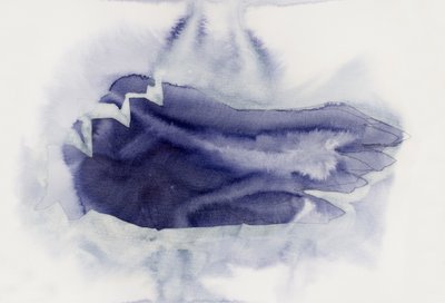 Pehmeä indigo, abstrakti tekijältä Joshua Hoskins