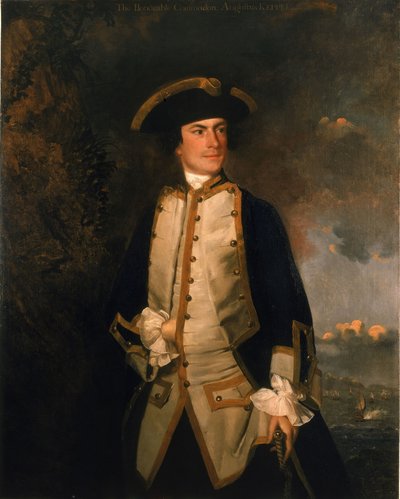 Kommodori Augustus Keppel (1725-1786), kunniapuheenjohtaja. tekijältä Joshua Reynolds