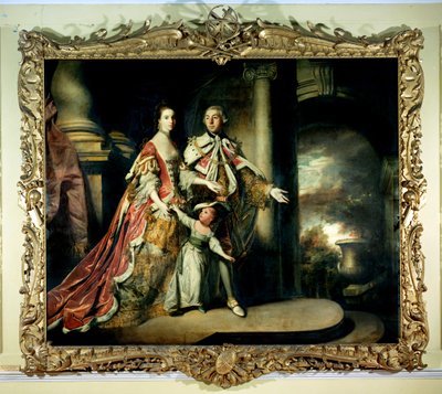 Mexboroughin jaarli ja kreivitär poikansa Lord Pollingtonin kanssa tekijältä Joshua Reynolds