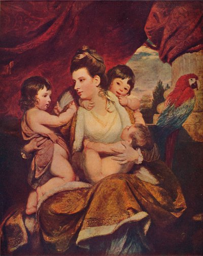 Lady Cockburn ja hänen kolme vanhinta poikaansa, 1773, 1907 tekijältä Joshua Reynolds