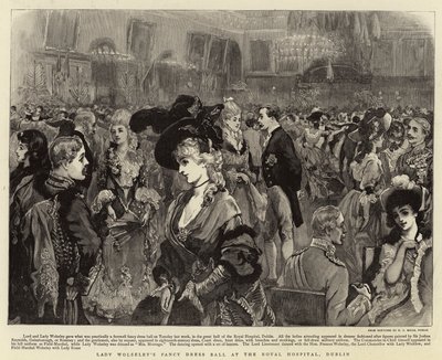 Lady Wolseleyn Fancy Dress Ball Royal Hospitalissa Dublinissa tekijältä Joshua Reynolds
