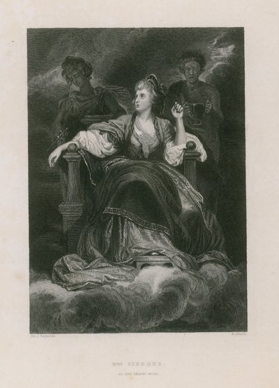 Rouva Siddons traagisena muusana tekijältä Joshua Reynolds