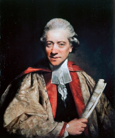 Charles Burneyn (1726-1814), säveltäjän, urkurin ja musiikin historioitsijan muotokuva tekijältä Joshua Reynolds