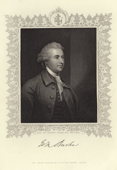 Edmund Burken muotokuva tekijältä Joshua Reynolds