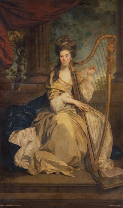 Eglintonin kreivitär Jane Lindsayn muotokuva tekijältä Joshua Reynolds