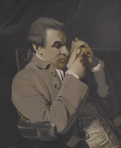 Joseph Barettin muotokuva, kopio (öljy kankaalle) tekijältä Joshua Reynolds
