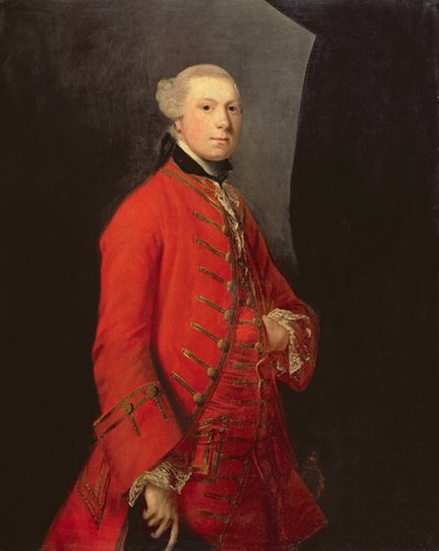 Robert Shaftoen muotokuva, Kaled "Bonnie Bobby Shaftoe" tekijältä Joshua Reynolds