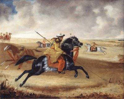 Skinnerin hevonen harjoituksessa, n. 1840 tekijältä Joshua Reynolds