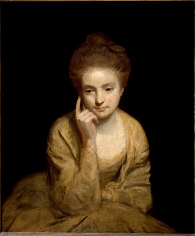 Tutkimus nuoren naisen muotokuvaa varten (maalaus tekijältä Joshua Reynolds