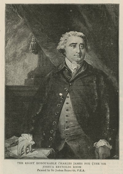 Oikea kunniallinen Charles James Fox tekijältä Joshua Reynolds