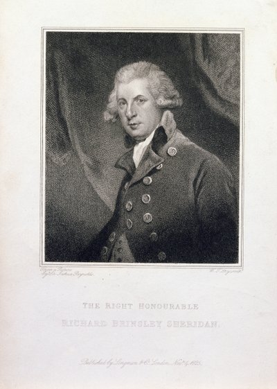 The Right Honourable Richard Brinsley Sheridan, 1825 tekijältä Joshua Reynolds