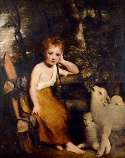 Nuori paimentar (öljy kankaalle) tekijältä Joshua Reynolds