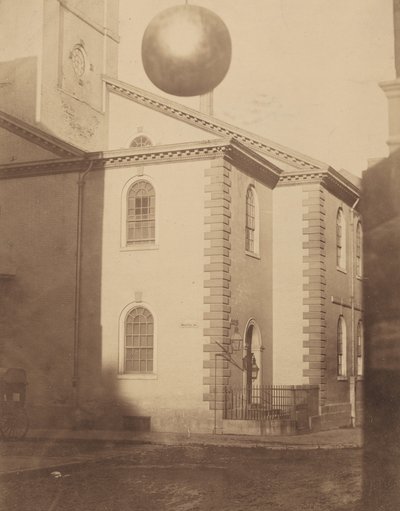 Brattle Squaren kirkko, 1850-luku (kuva) tekijältä Josiah Johnson Hawes