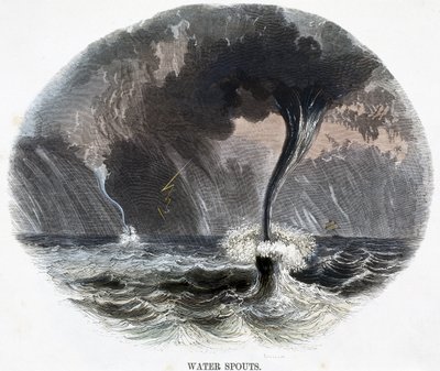 Vesiputket, luonnonilmiöt, 1849 tekijältä Josiah Wood Whymper