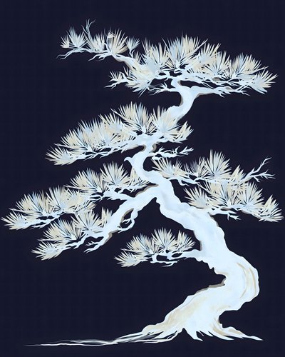 Valkoinen bonsai-puu tekijältä Josie George